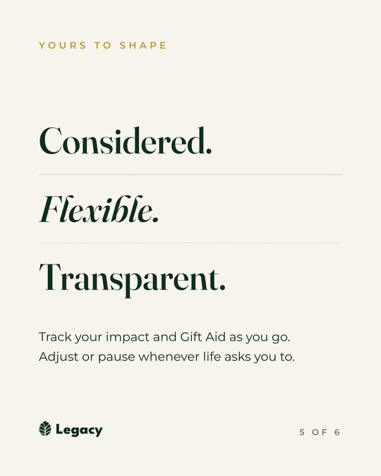 Calm & considered — Slide 5